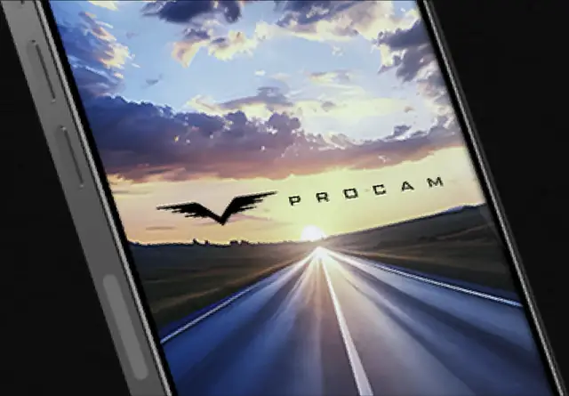 Downloading the ProCam AU app before connecting to the dash cam Wi-Fi